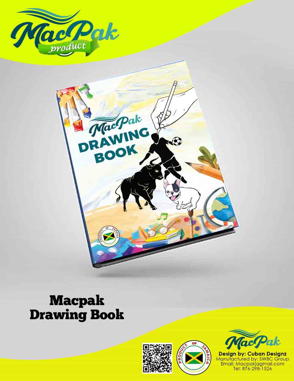 DRAWING BOOK (MACPAK) L/S (8 1/2 X11)