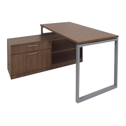 EVOKE 72" DESK WITH CREDENZA