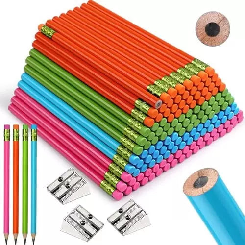 CLI PRIMARY JUMBO PENCILS WITH ERASERS 12