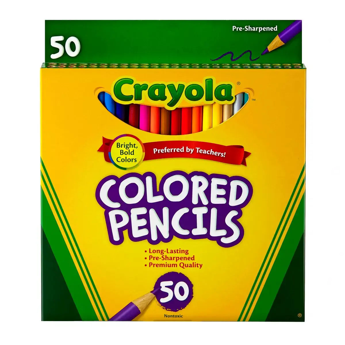 (CRAYOLA) PENCIL CRAYON - 50/PK