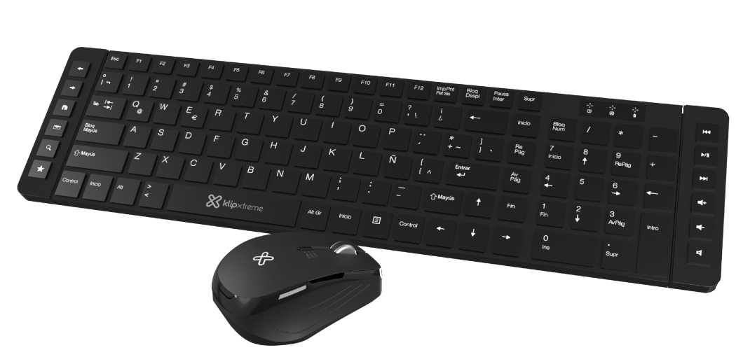 KLIP EXTREME WIRELESS KEYBOARD AND MOUSE DUO