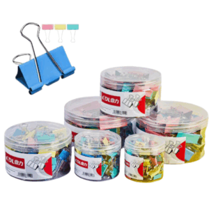 DINGLI BINDER CLIPS 50MM (COLOURED) - 12 PK