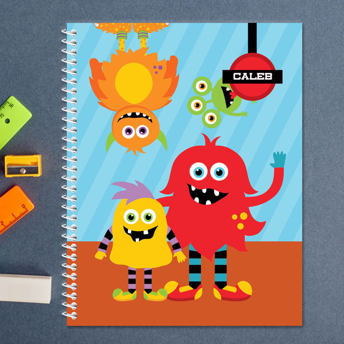 MONSTER SPIRAL NOTEBOOK 50 SHEETS