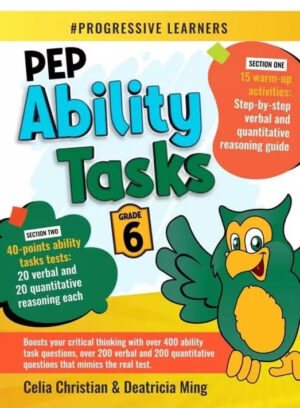 PROGRESSIVE LEARNERS PEP ABILITY TASKS FOR GRADE 6