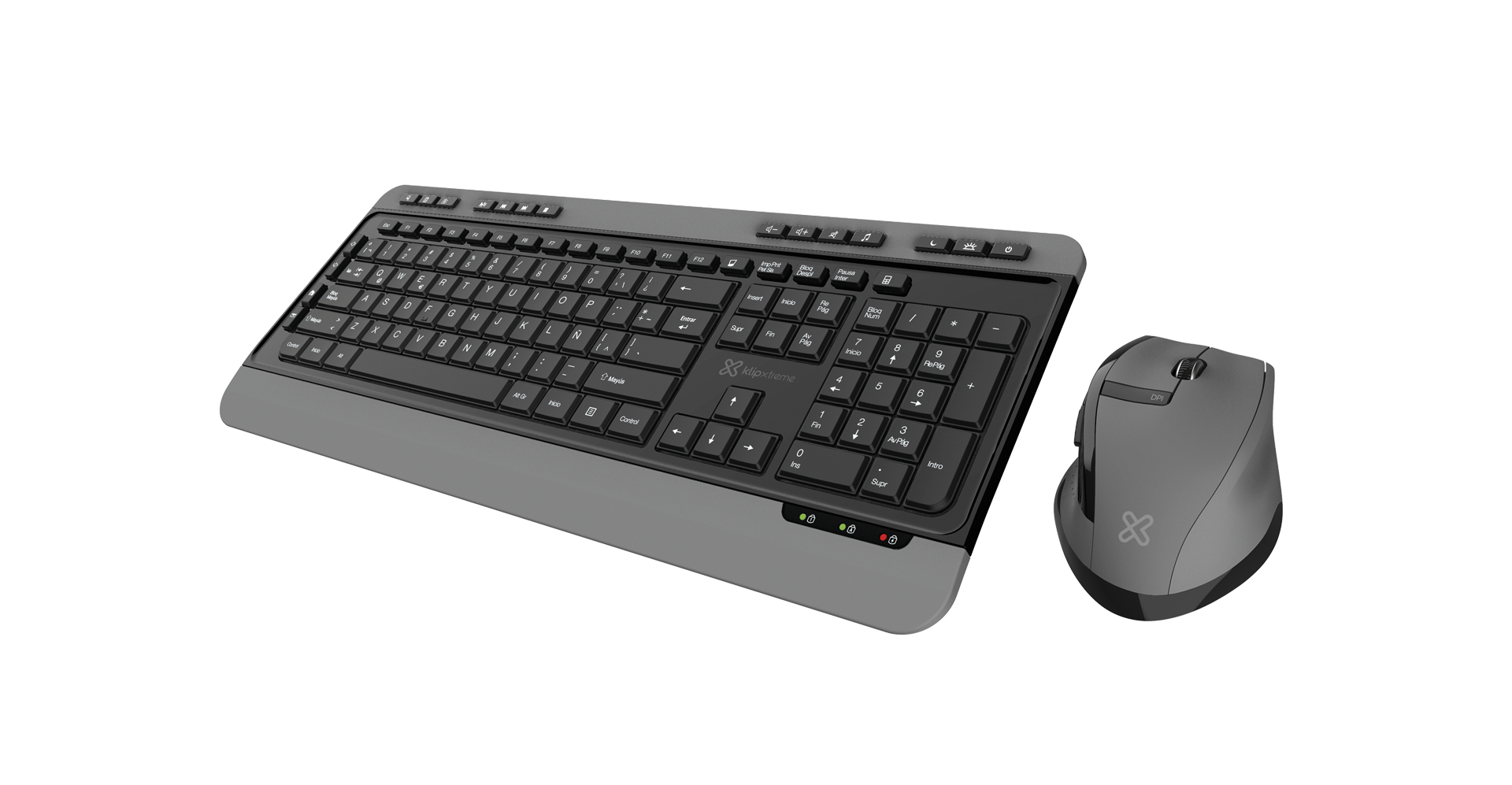 KEYBOARD & MOUSE DUO (KLIP EXTREME DUO/DESKTOP WIRELESS KEYBOARD & MOUSE)