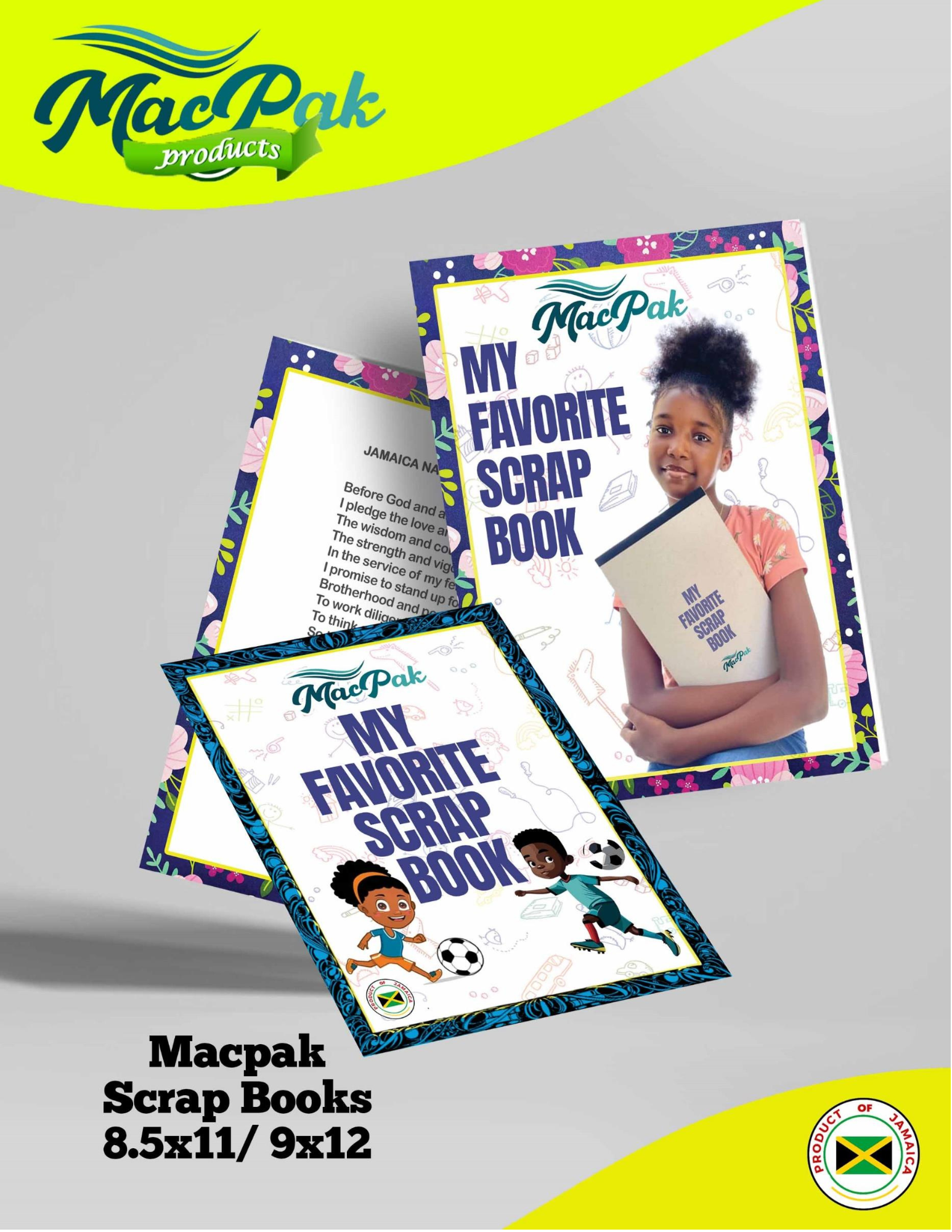 SCRAPBOOK MACPAK-(9 X 12) GIRL ON COVER