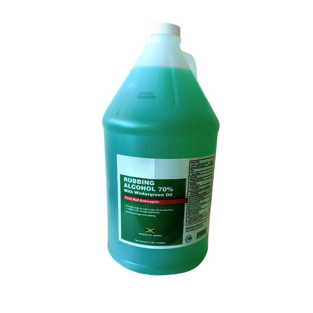 RUBBING ALCOHOL  1 GALLON (WINTER GREEN)