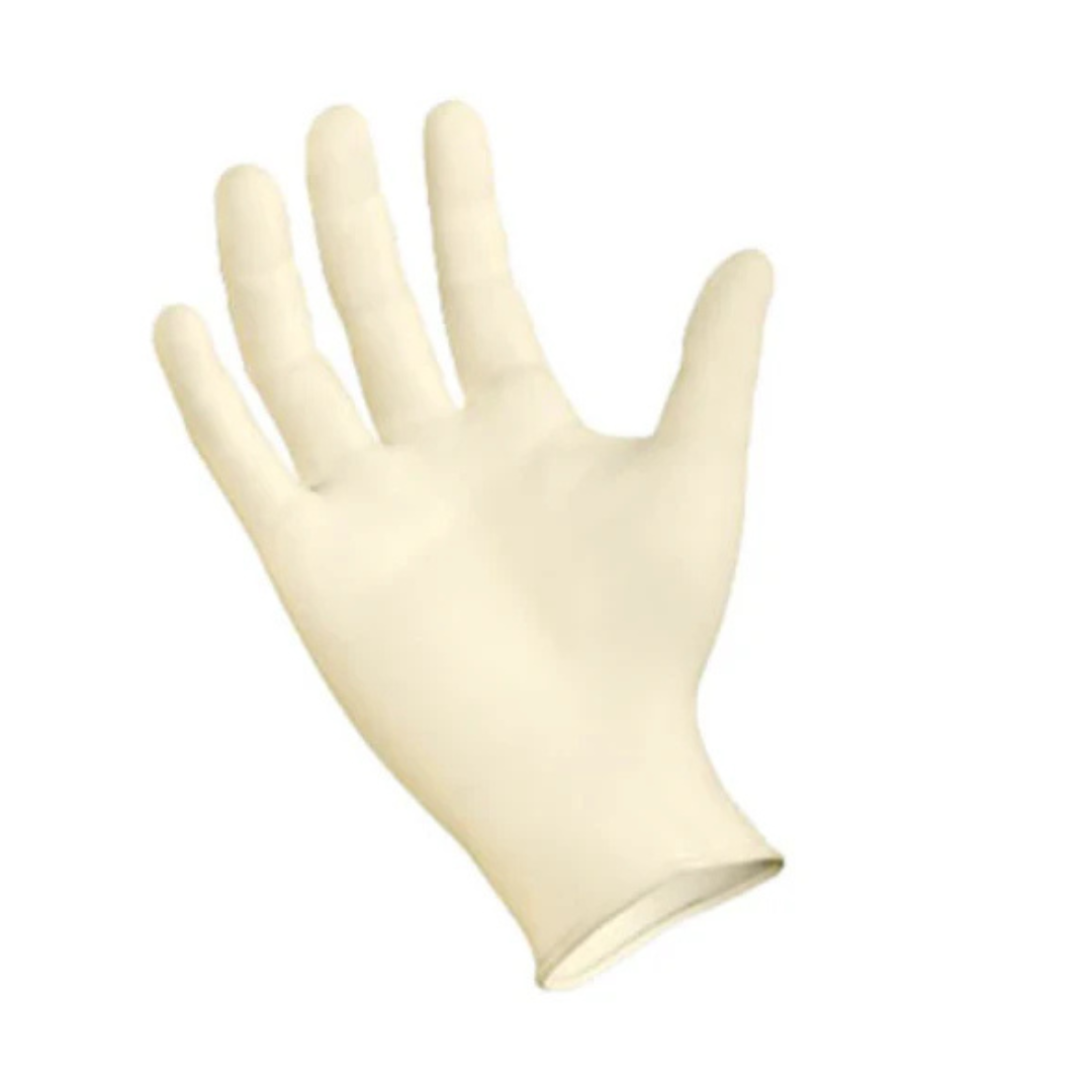 GLOVES LATEX POWDERED - 100 IN BOX