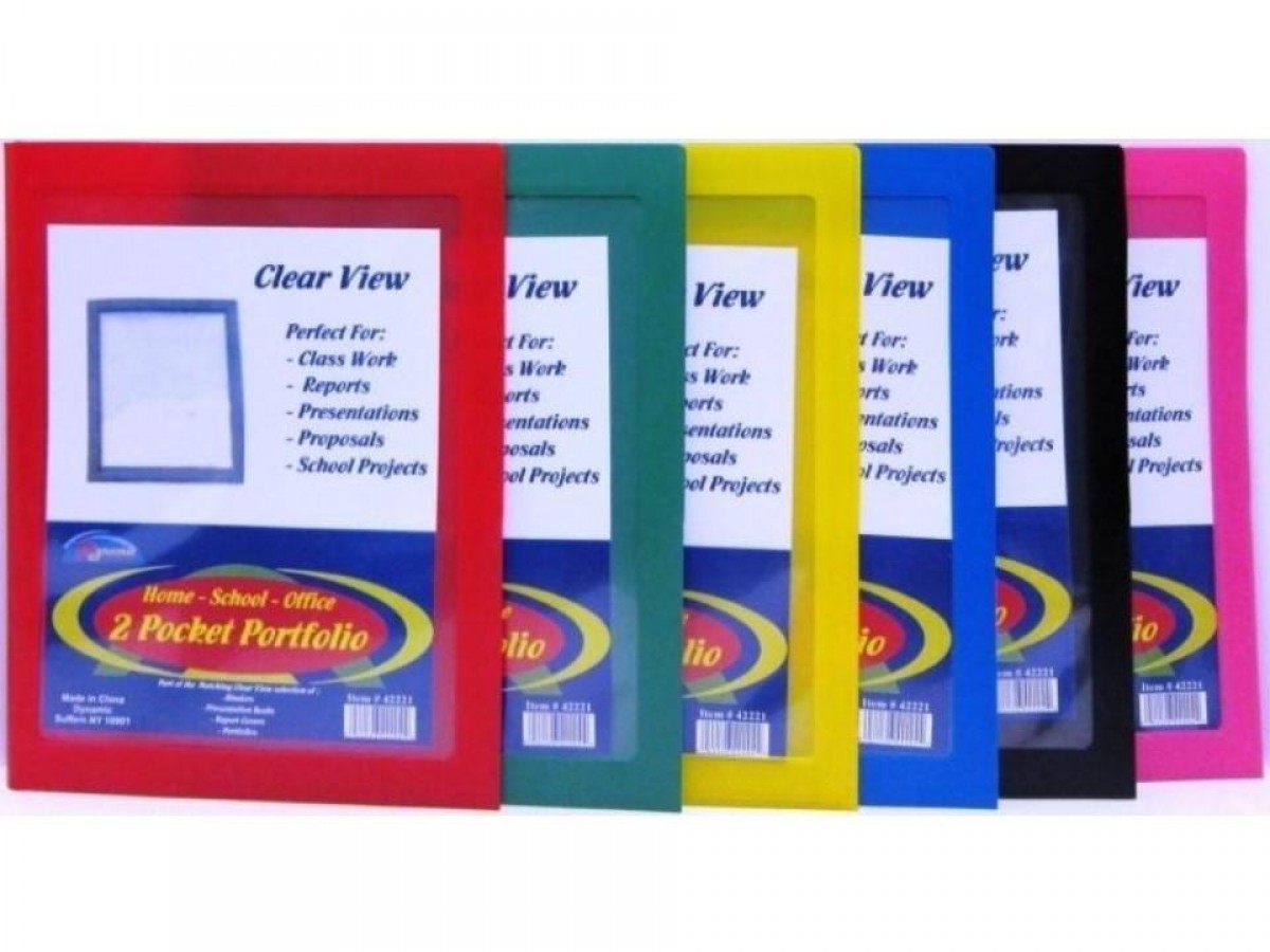 A+ HOMEWORK PLASTIC DOUBLE POCKET FOLDER UC 42221