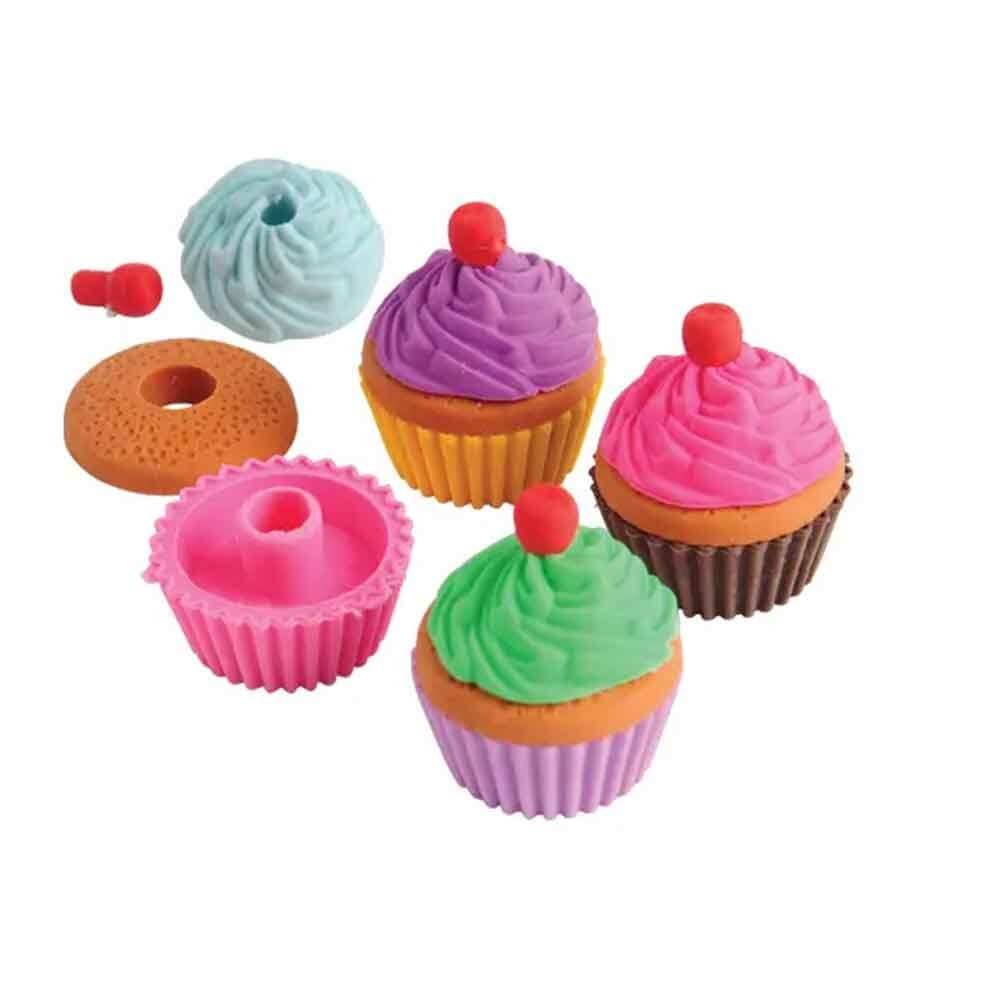 CUPCAKE ASSORTED ERASERS
