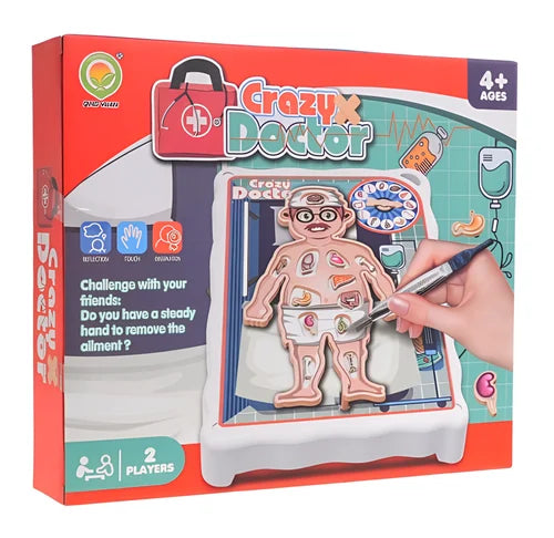 CRAZY DOCTOR TOY SET 4+