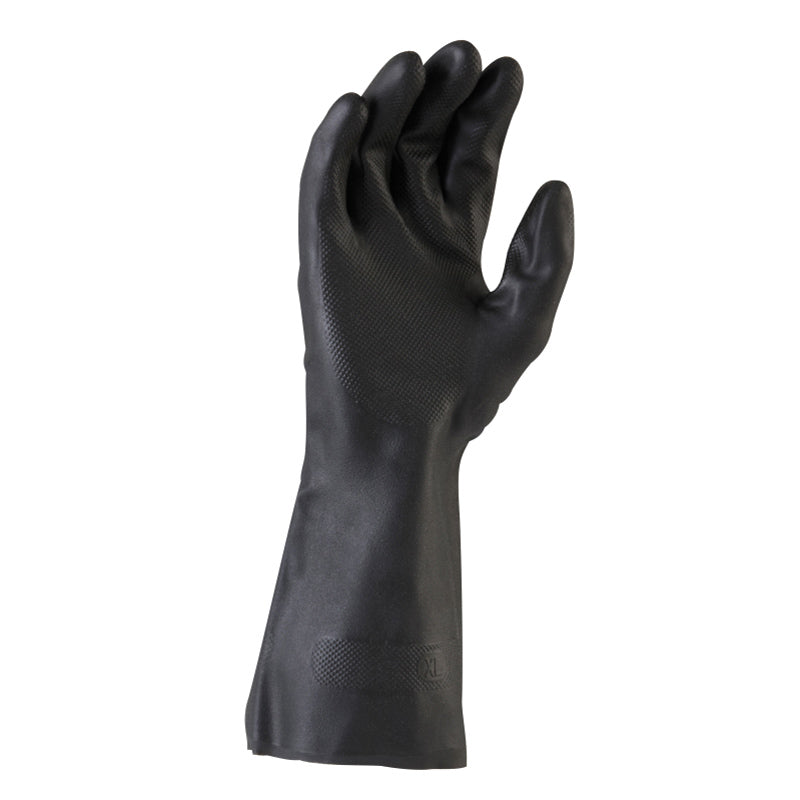 Soft Scrub Neoprene Cleaning Gloves Black (Pair)