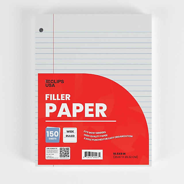 ADVENT LOOSE LEAF FILLER PAPER 50/PK