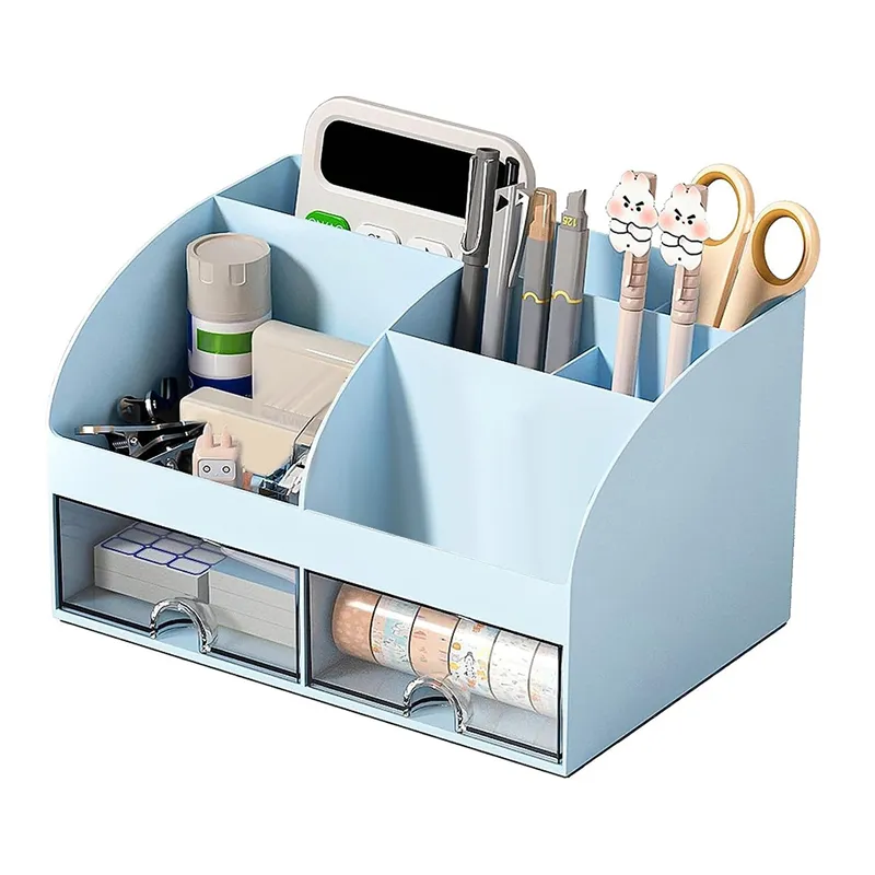 DESK ORGANIZER (FORCE) 6 COMPARTMENT, PLASTIC
