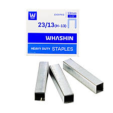 WHASHIN HEAVY DUTY STAPLES 13MM 1000 STAPLES (23/13}
