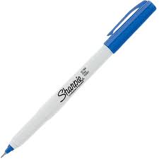 SHARPIE PERMANENT MARKER (ULTRA-FINE) BLUE