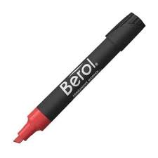 BEROL PERMANENT MARKER (RED)