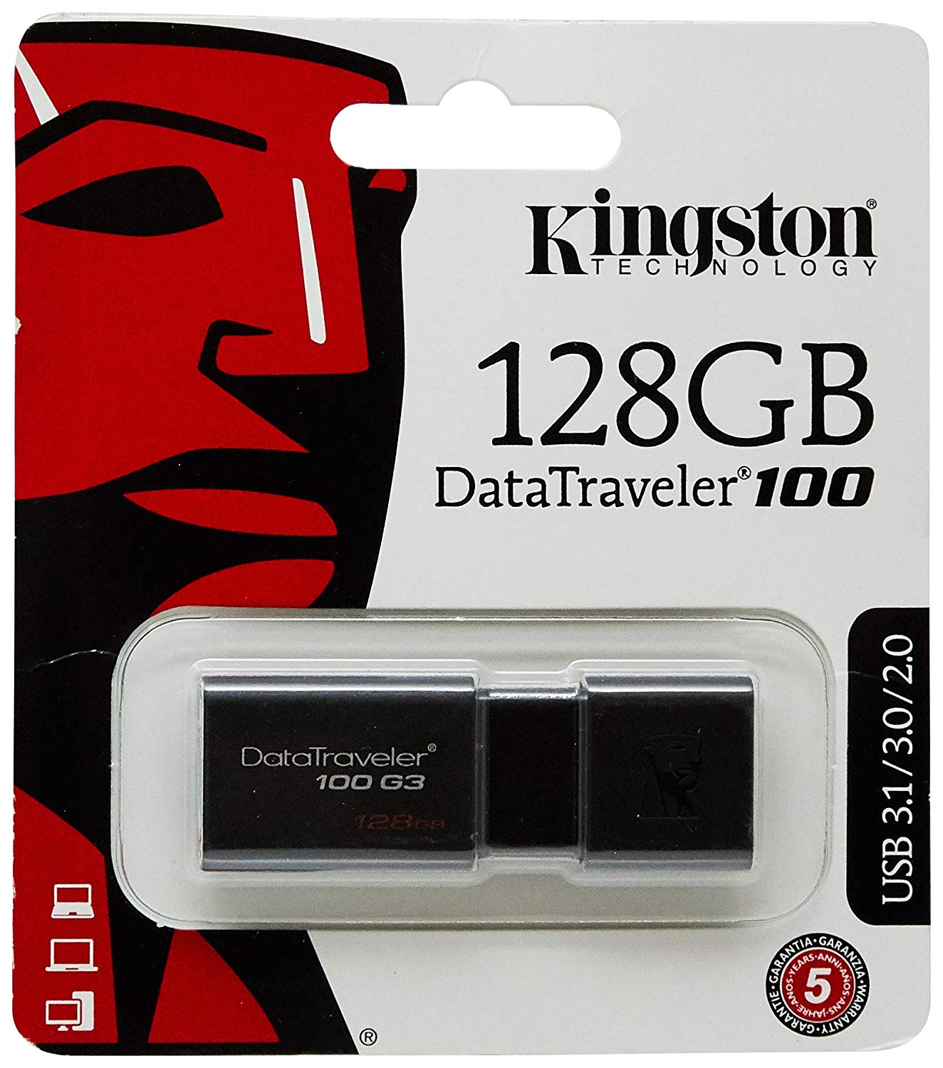 KINGSTON 128 GB THUMB DRIVE