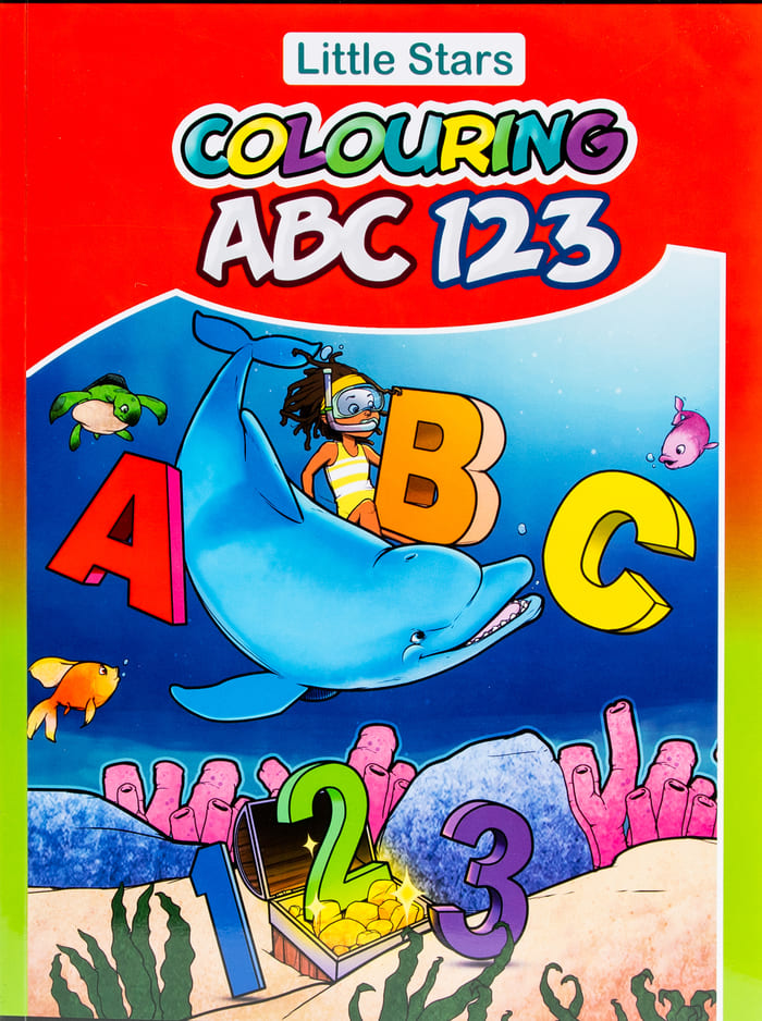 LITTLE STARS COLOURING BOOK ABC 123