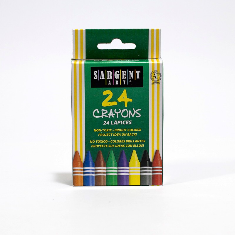 SARGENT ART CRAYONS (24 PK)