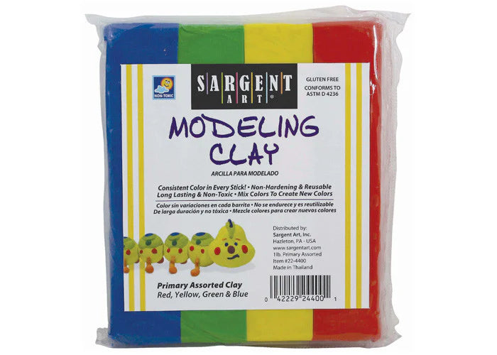 SARGENT ART MODELING CLAY(ASSORTED)