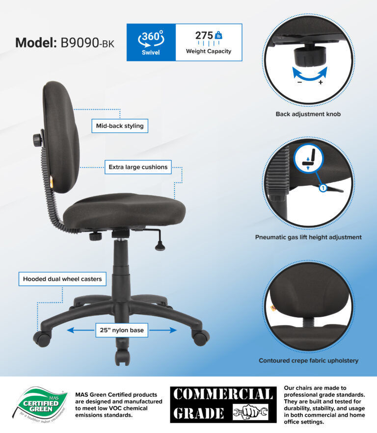 OFFICE CHAIR (BS-9090) - Image 4