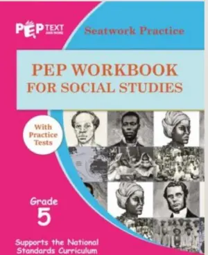 PEP Workbook For Social Studies With Practice Tests Grade 5