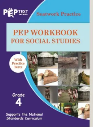 PEP Workbook For Social Studies With Practice Tests Grade 4