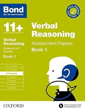 Bond 11+ Verbal Reasoning Assessment Papers 9-10 years Book 1