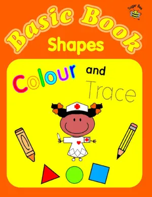 Basic Book Shapes Colour and Trace