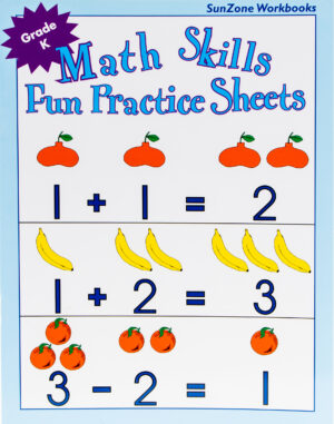 SunZone Workbook: Math Skills Fun Practice Sheets