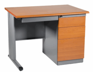 SINGLE PEDESTAL METAL DESK (48 x 28)